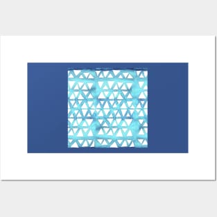 Aqua Geometrics Posters and Art